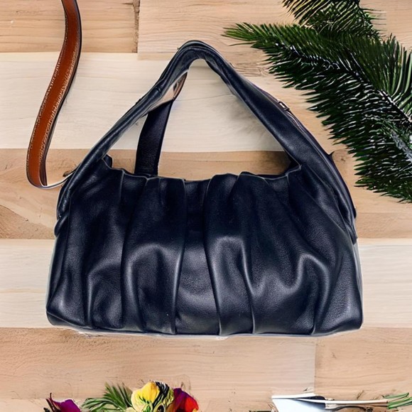 Elleme Paris "Vague" Black Designer Handbag - Picture 7 of 15